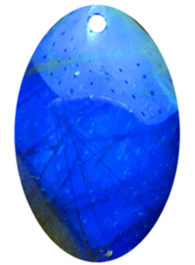 拉长石项链蓝光助睡眠吊坠送男女