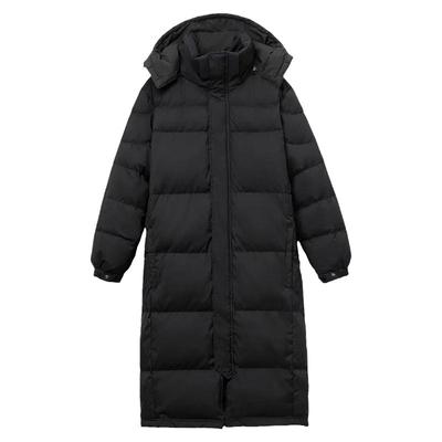 羽绒棉服男女超长款过膝加厚冬季
