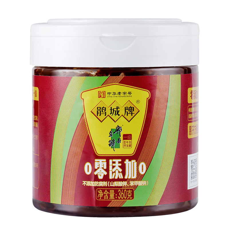 鹃城牌郫县豆瓣零添加