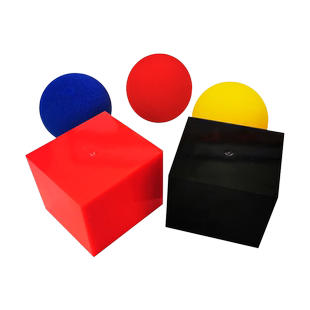 潘多拉宝盒 三球套盒 空间魔盒海绵球神秘盒子近景魔术道具