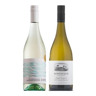 新西兰进口cirro卷云+昂兹菲尔德单一园长相思干白葡萄酒组合装