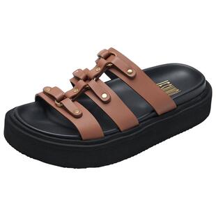 莱尔斯丹新款LSY时尚厚底外穿一字勃肯拖鞋女凉鞋5M41502