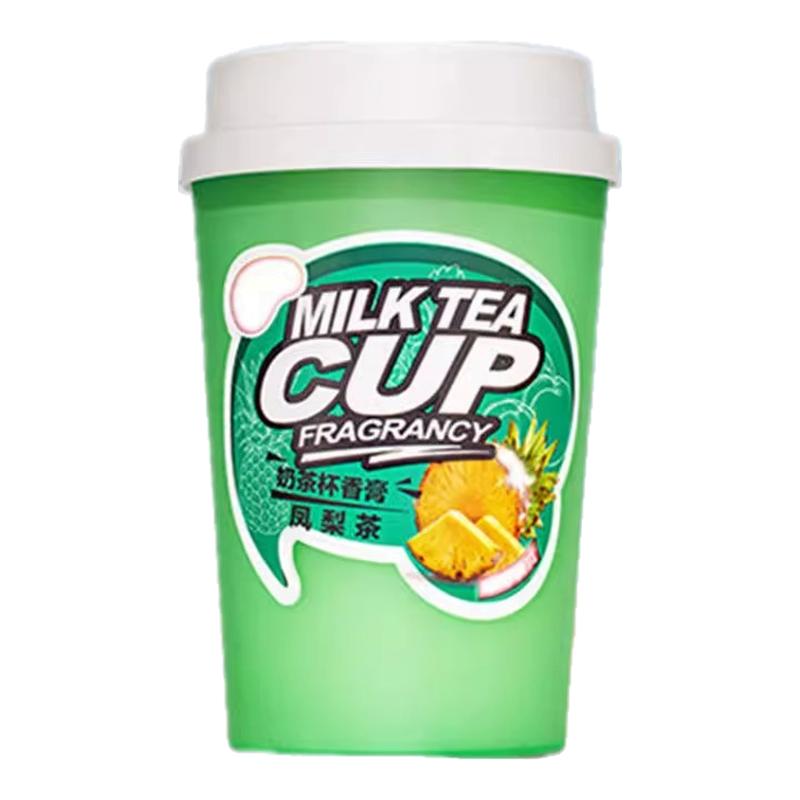 奶茶杯车载香薰固体香膏