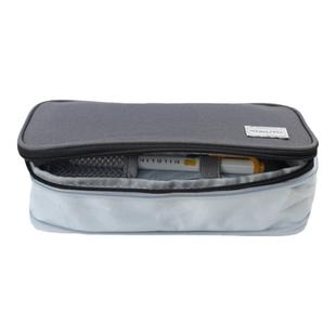 日本KOKUYO国誉笔袋可扩展开多层文具盒双拉链大容量学生双层笔袋追星女孩+音乐挂件高中生日系文具收纳笔盒