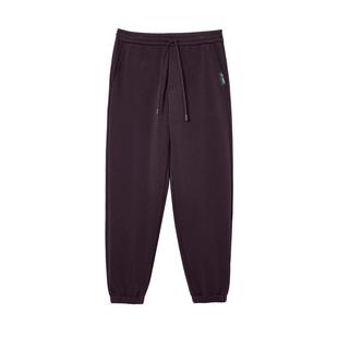 绫致杰克琼斯男秋冬卫裤合体纯色收口裤脚加绒抽绳长裤裤子