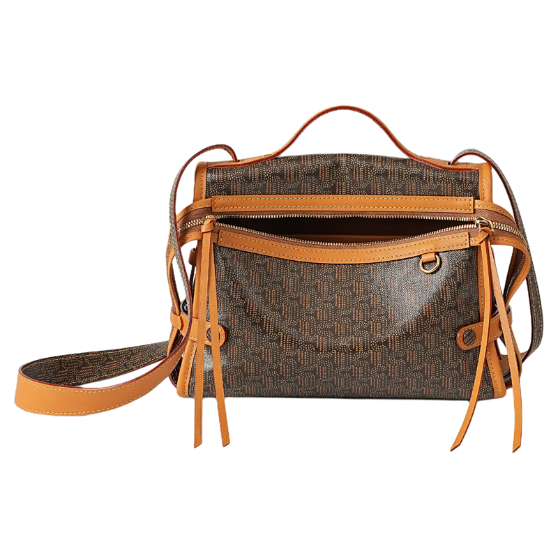 Cuisee/崔氏新款笑脸包老花旅行包手提大容量无性别通勤斜跨包包