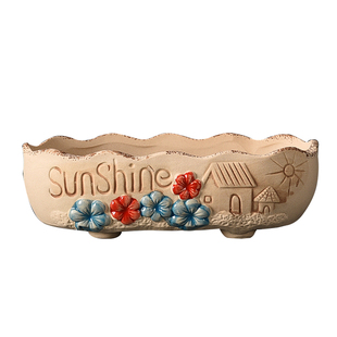 多肉花盆陶瓷大号绿植物创意个性家用阳台老庄小盆栽特价清仓包邮