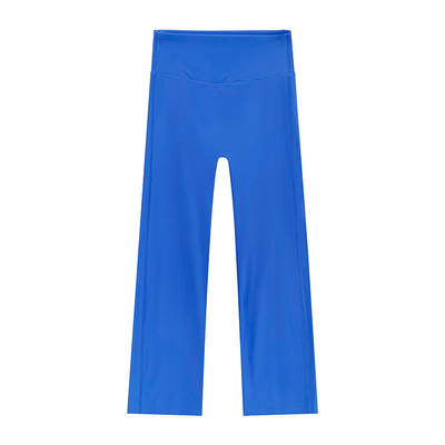 蓝色瑜伽裤宽松休闲裤女极简裸感
