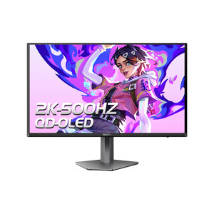 AOC爱攻AGON AG276QKD2 27英寸2K高刷500Hz电竞QD-OLED电脑显示器