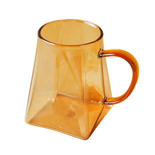 FUROOT/福容星钻杯香槟金300ml高档高硼硅耐热高温玻璃水杯