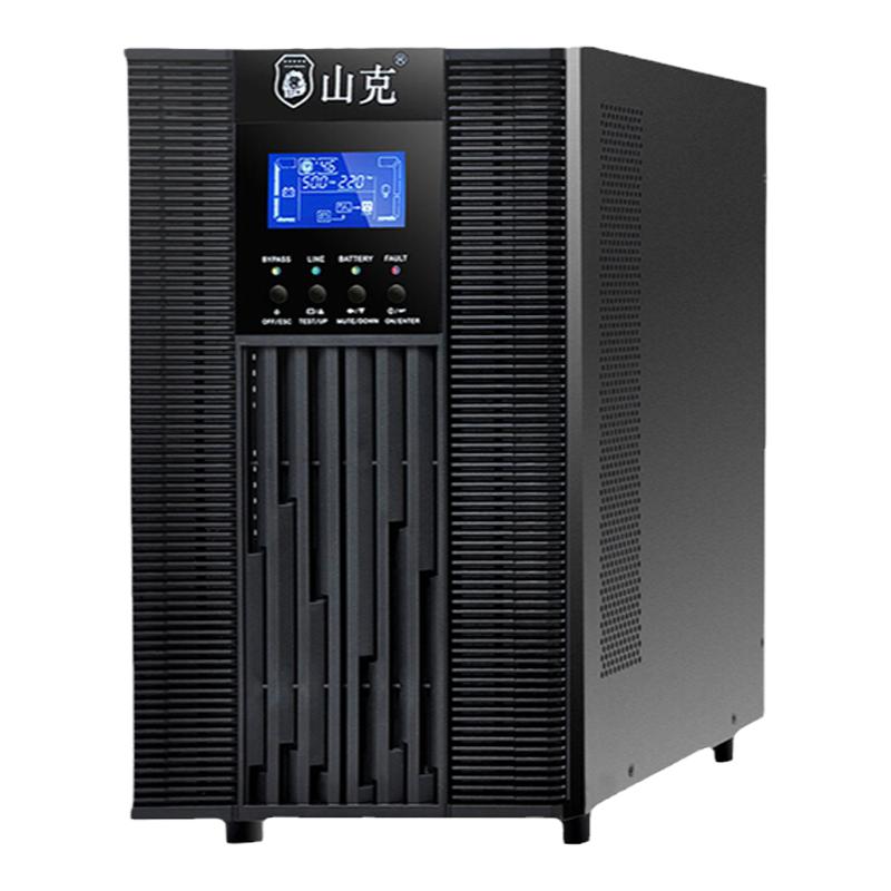 山克在线式ups220v不间断电源10KVA/8KW机房服务器SC10KS 2H套餐