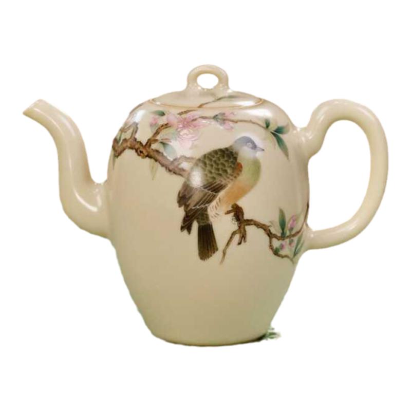 熙物堂手绘宋画不开片茶具茶杯