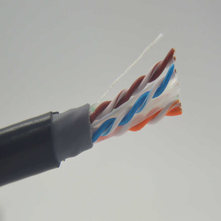 安普室外防水六类无氧铜CTA6千兆网线连接线8芯网络监控300米包邮