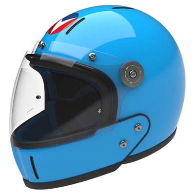 MV&VELDT碳纤维复古摩托车头盔