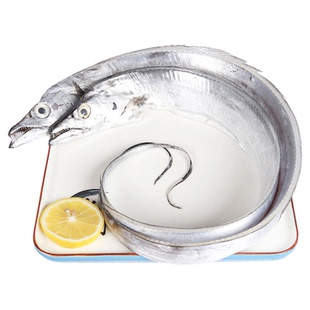 【顺丰】新鲜大带鱼特级整条海钓小眼油带鱼冷冻渤海湾刀鱼整箱10