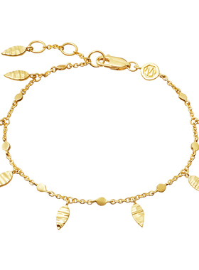 Missoma 熔岩系列叶子手链轻奢小众精致高级感送女友送女友礼物