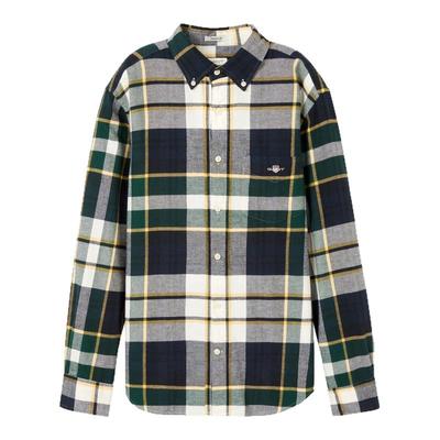 GANT/甘特男士纯棉磨毛长袖衬衫