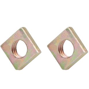 镀彩锌四方螺母正方形4角型四角型螺帽 四边螺丝帽螺母帽M3M4M5M6