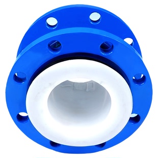 KXT可曲挠橡胶接头衬四氟PTFE耐油耐酸碱耐高温橡胶软连接避震喉