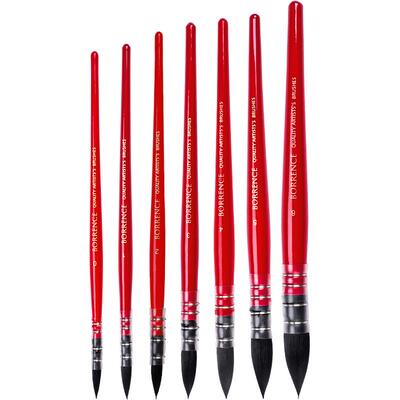 红胖子松鼠毛水彩画笔套装勾线笔毛笔水彩专用画笔套装水彩笔