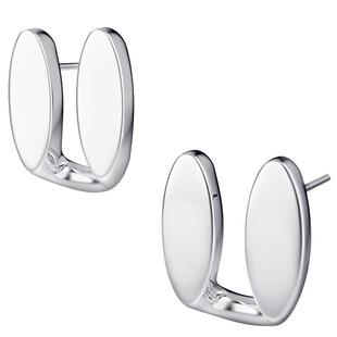 Mistova设计师品牌2022新款S925银小众轻奢高冷情侣链环凝练耳钉