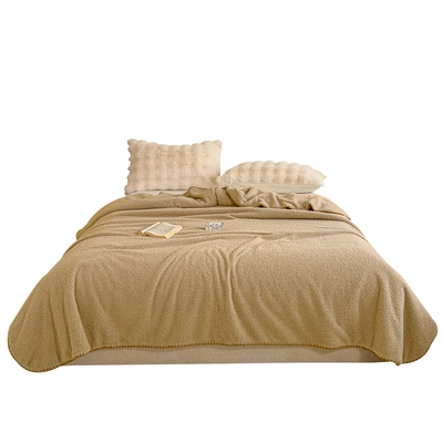 牛奶绒毛毯加厚沙发盖毯办公室毯子午睡毯空调毯床上用午休毛巾被