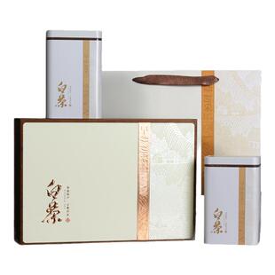 2025年新款白茶包装盒茶叶盒子礼品盒茶叶罐半斤礼盒125*2空盒