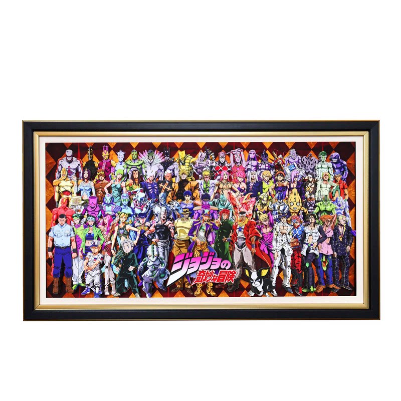 JOJO的奇妙冒险全家福3D立体画
