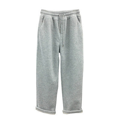 自然腰韩版TY1980九分直筒休闲裤