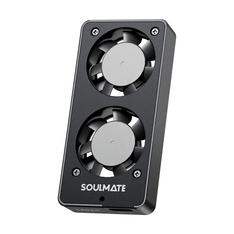 数魅直播相机散热器CR03 Pro上下翻折款适用索尼A7M3 A6400 A6000 A7R3 A7R4 A6300 A1视频录制直播散热降温