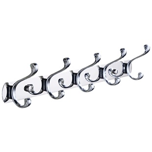 挂衣钩墙壁挂玄关衣帽勾墙上上墙打孔固定挂衣架一排长条衣服挂钩