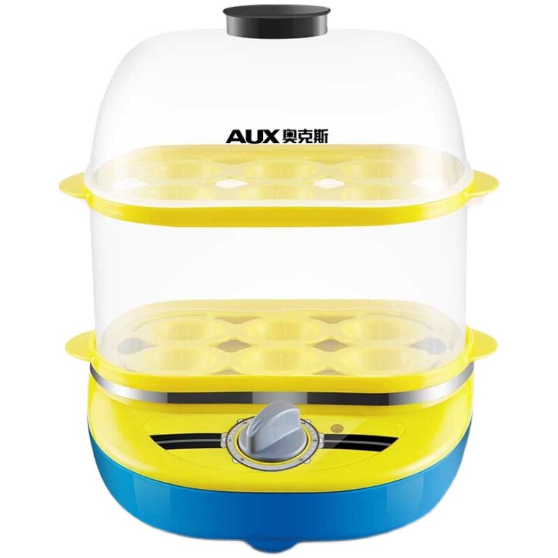 AUX/奥克斯煮蛋蒸蛋器自动断电多功能1人蒸鸡蛋羹专用神器早餐机