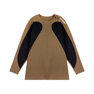 MIICHOUS米丘寺 做旧纯棉秋冬运动跑步骑行训练服圆领长袖卫衣