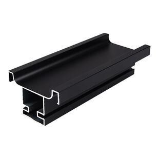 隐形高柜立柜衣柜免拉手铝材嵌入式橱柜双边单边竖装柜体免拉手