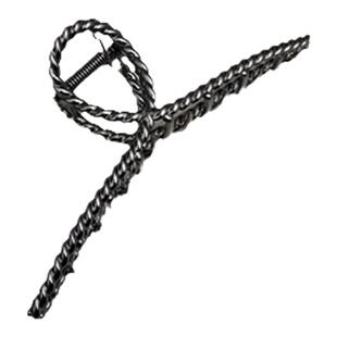 金属风~抓夹14cm超大号发量多高级感鲨鱼头饰夹子发夹女后脑勺