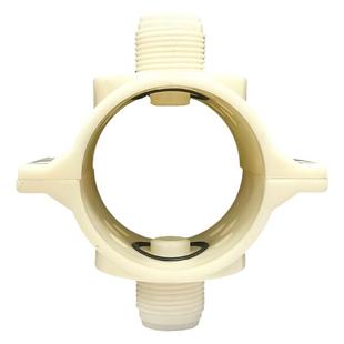 曝气管DN20/25外丝卡环 ABS曝气器接嘴/接头卡箍卡环曝气头配套件