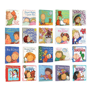 爱的晚安故事亲子绘本 纸板书 7册 Caroline Jayne Church 卡罗琳杰恩 英文原版启蒙 How Do I Love You/Will Love You Forever