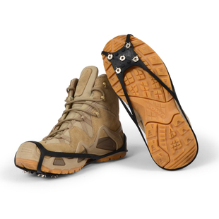 户外轻便五齿冰爪防滑鞋套雨天雪路路滑简易冰爪攀爬鞋钉出行装备