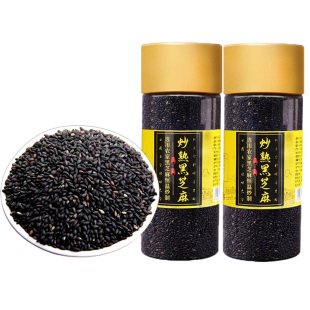 农家优质生黑芝麻500g新货非熟即食芝麻粒白芝麻现炒现发杂粮