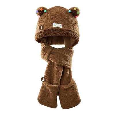 小熊多功能护耳帽TheGreenParty