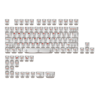 【白泽键帽】雾面透明键帽
