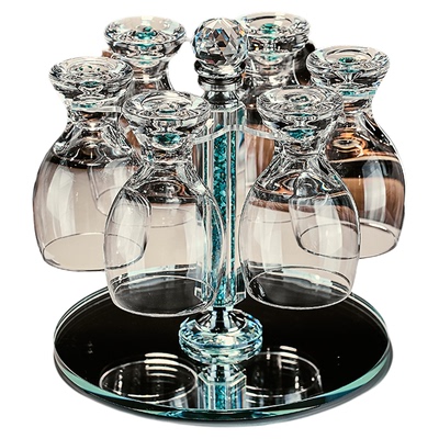 邦贝贝轻奢风大肚绿松石啤酒杯