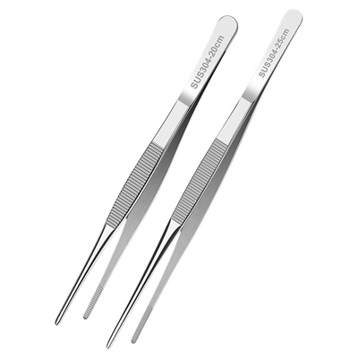 鹿仙子304镊子不锈钢维修夹子