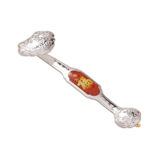 纯银999足银如意摆件贺岁纪念投资银条福字如意纪念收藏公司礼品