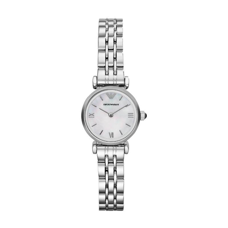 Armani阿玛尼手表女款正品 时尚简约小表盘白月光小众女表AR1763