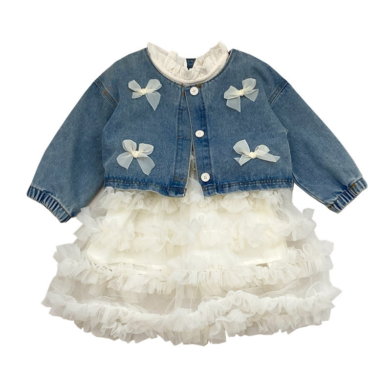韩系甜美风套装女童春秋新品