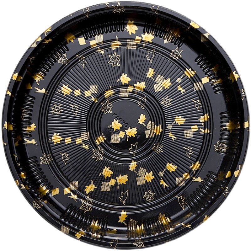 圆盘寿司盒一次性打包三文鱼日式