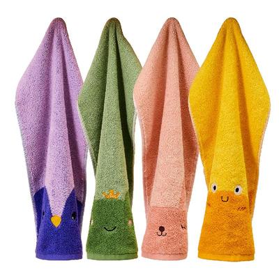 纯棉儿童毛巾家用柔软全棉洗脸巾