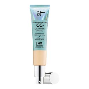 欧洲直邮It Cosmetics依科美无油款小绿管CC霜32ml遮瑕打底SPF40