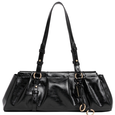 【圣诞礼物】CHARLES&KEITH女包CK2-30671819复古包挂法棍饺子包